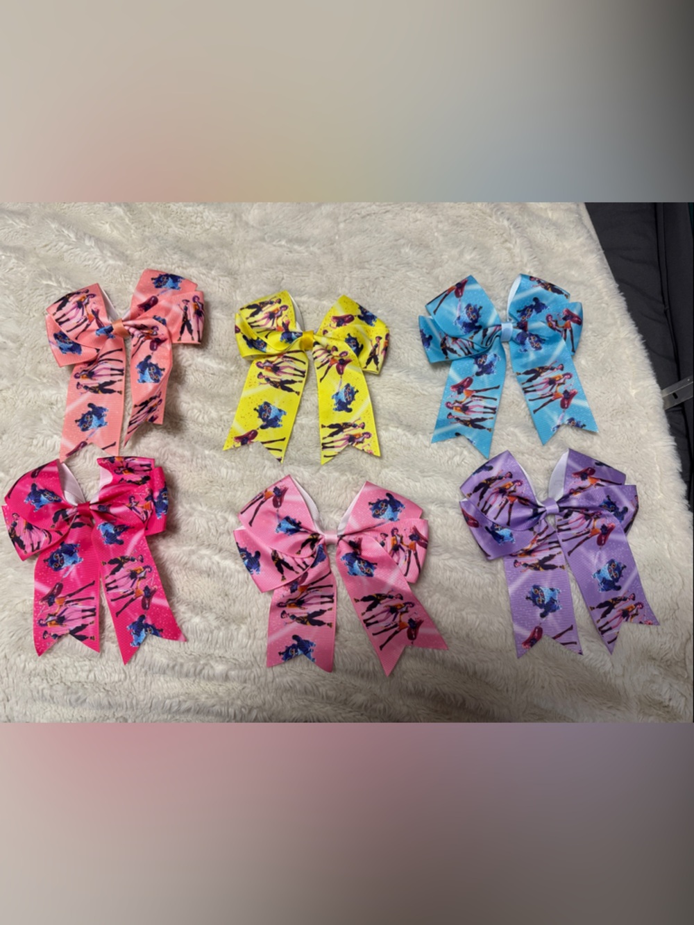 K-Pop Girls' Colorful Character Hair Bows -  (choose 1)